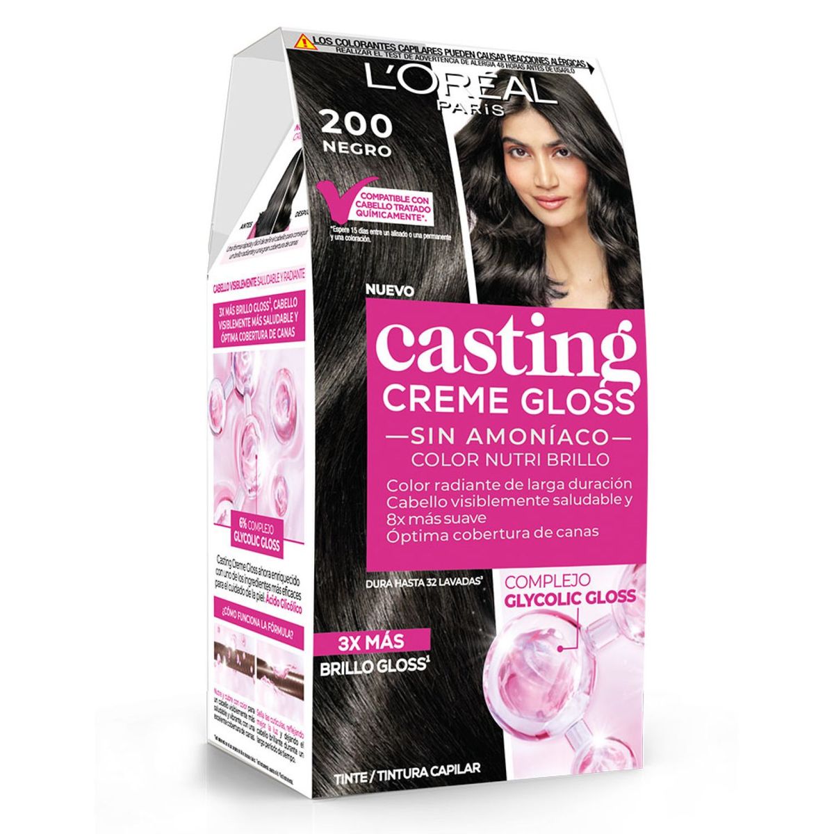 CASTING - Tintura Casting Creme Gloss 200 Negro