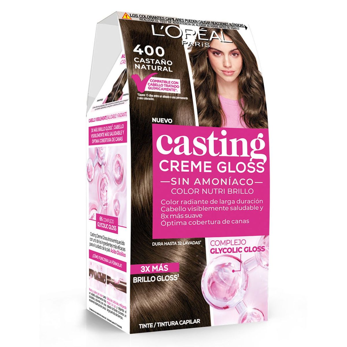 CASTING - Tintura Casting Creme Gloss T 400 Castaño