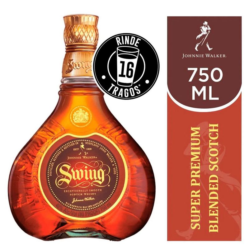 JOHNNIE WALKER - Whisky Johnnie Walker Swing  40° 750 cc