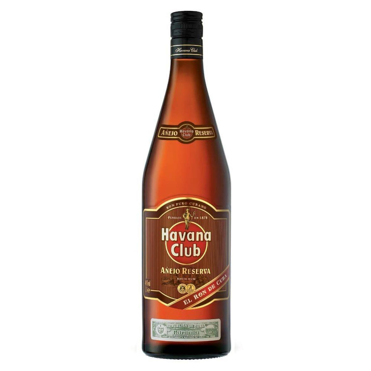 HAVANA CLUB - Ron Dorado Reserva 40º Gl