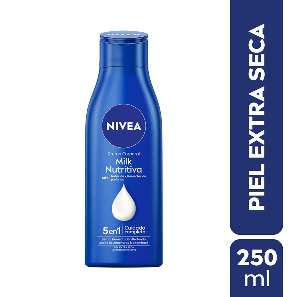 NIVEA - Crema Corporal Milk Nutritiva Nivea 250 ml