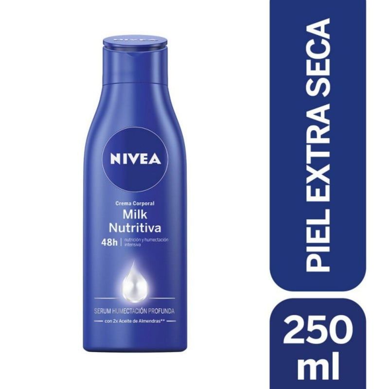 NIVEA - Crema Corporal Milk Nutritiva Nivea 250 ml