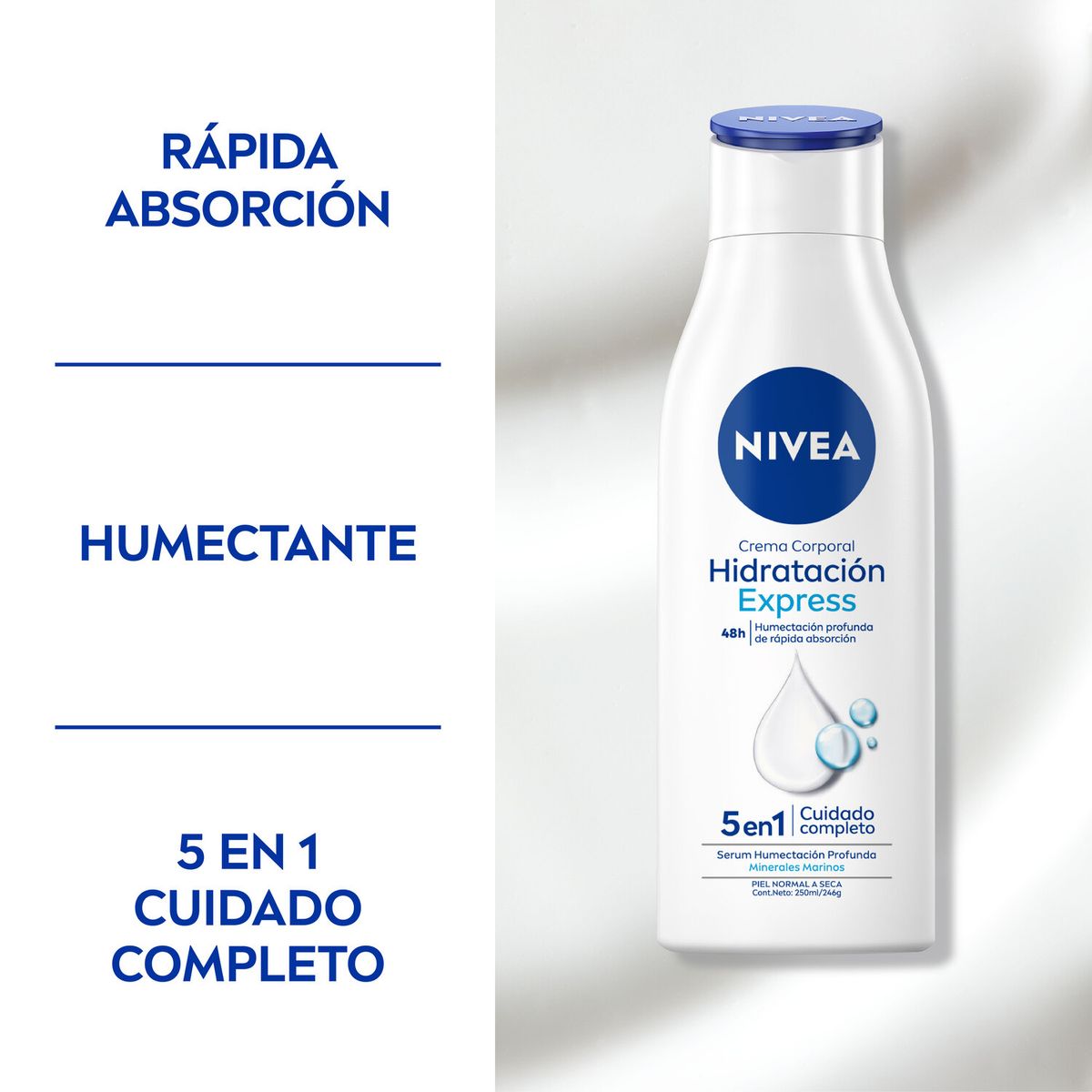 NIVEA - Crema Corporal Hidratación Express