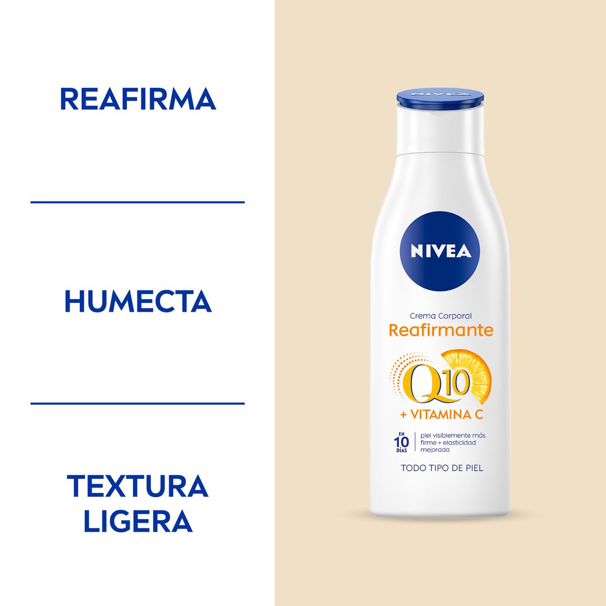 NIVEA - Crema Corp. Rearfirmante. Q10 Plus