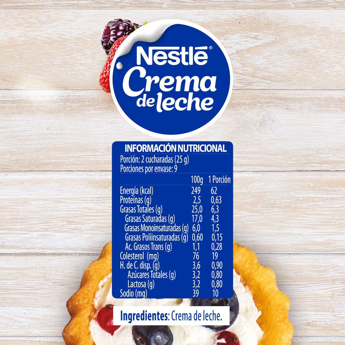 NESTLE - Crema de Leche Nestle Lata 236 g