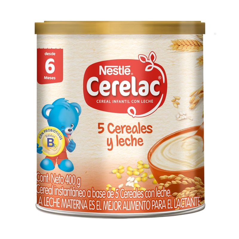 CERELAC - Cereal infantil Cerelac 5 Cereales y Leche Tarro