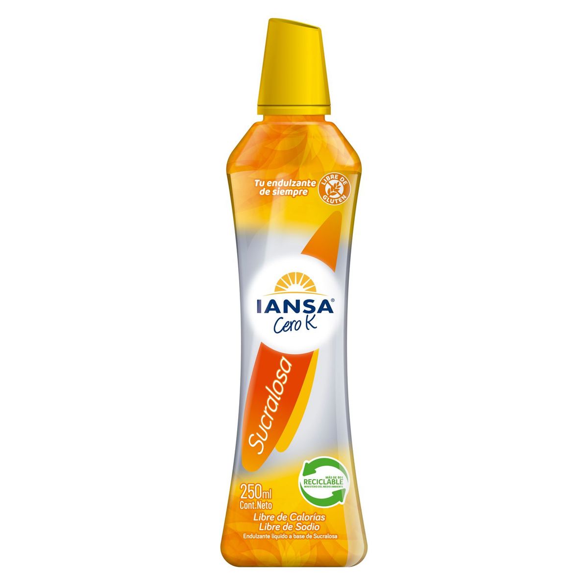 IANSA CERO K - Endulzante Líquido Sucralosa Iansa Cero K 250 ml