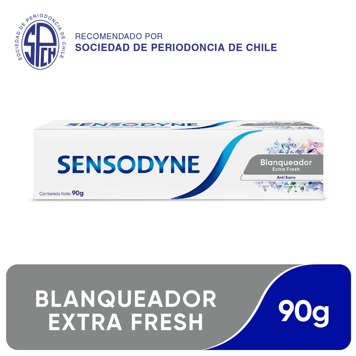 SENSODYNE - Pasta de Dientes Blanqueador Extra Fresh Sensodyne 90 g