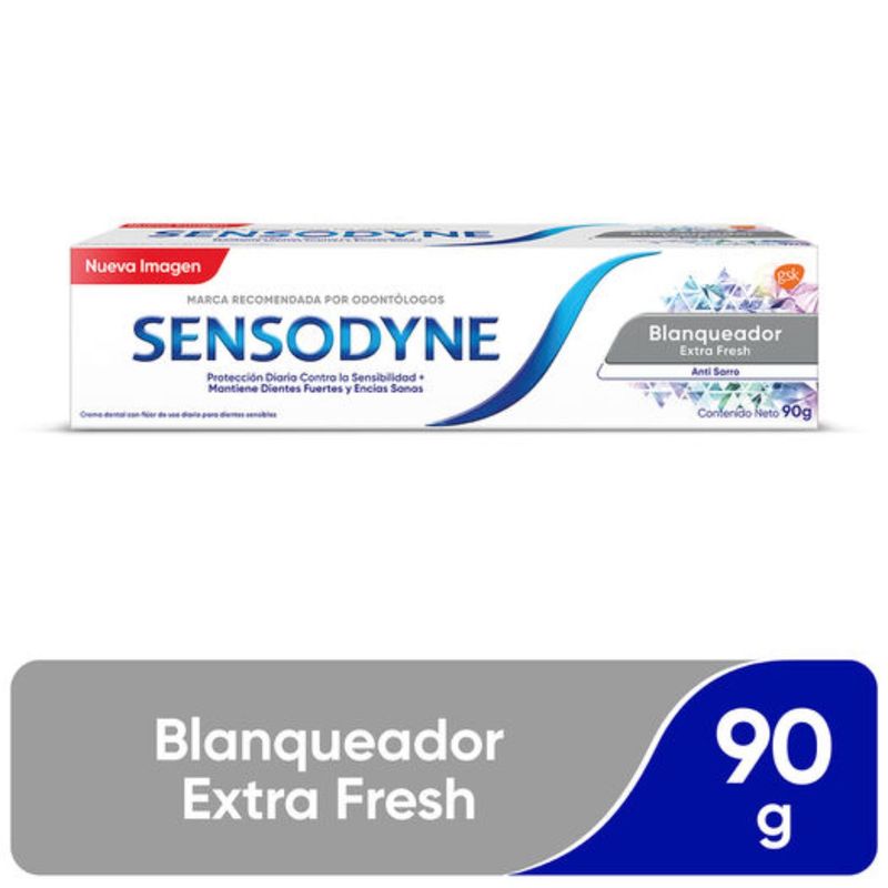SENSODYNE - Crema Dental Sensodyne Blanqueador Extra Fresh 90 g