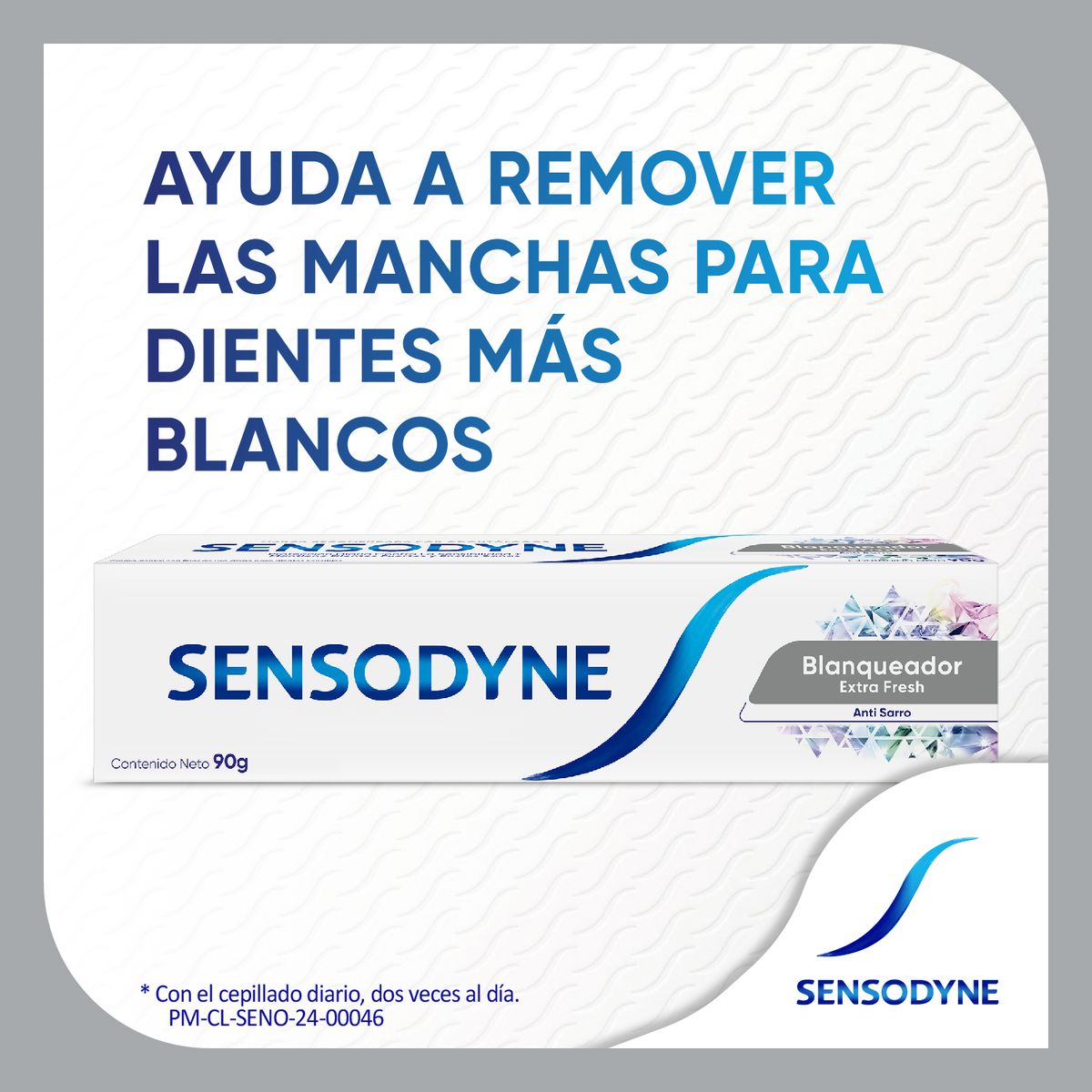 SENSODYNE - Pasta de Dientes Blanqueador Extra Fresh Sensodyne 90 g