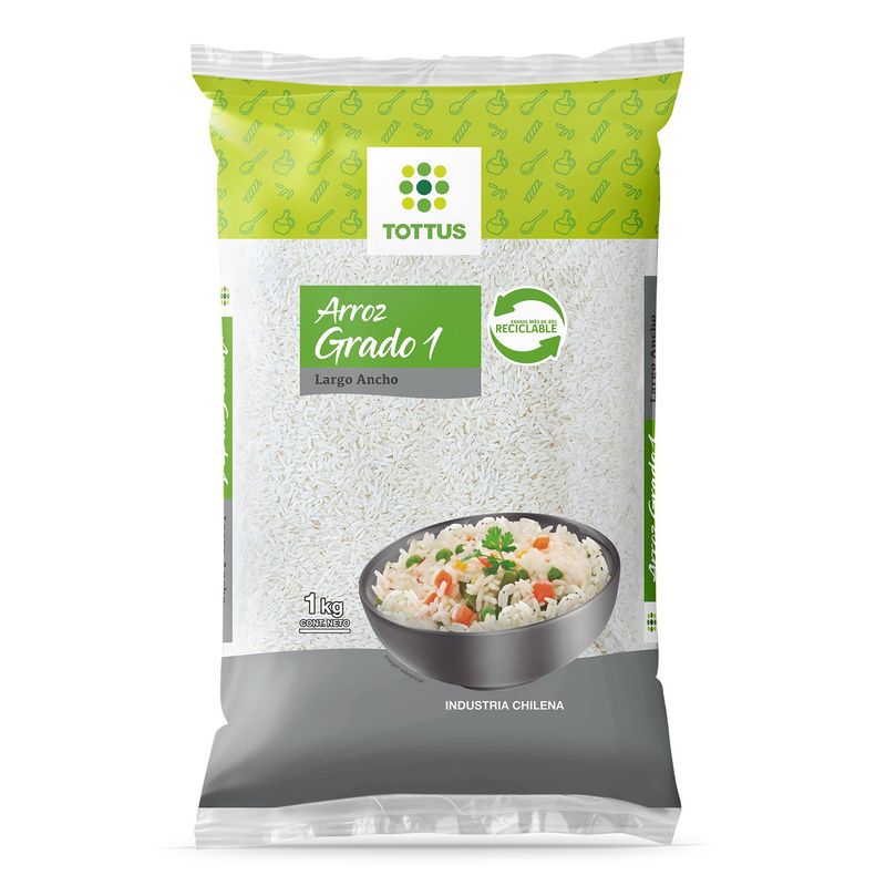 TOTTUS - Arroz Grano Largo Ancho Grado 1