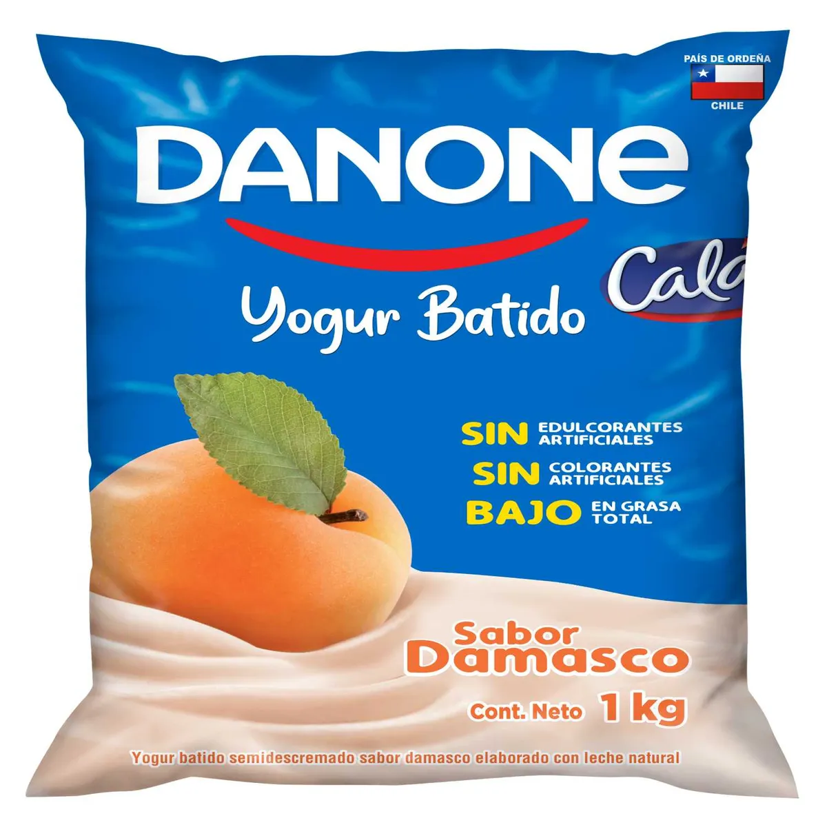 CALAN - Yoghurt Damasco Bolsa