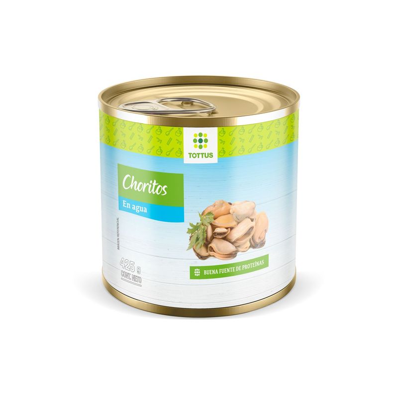 TOTTUS - Choritos al Agua Tottus 425 g