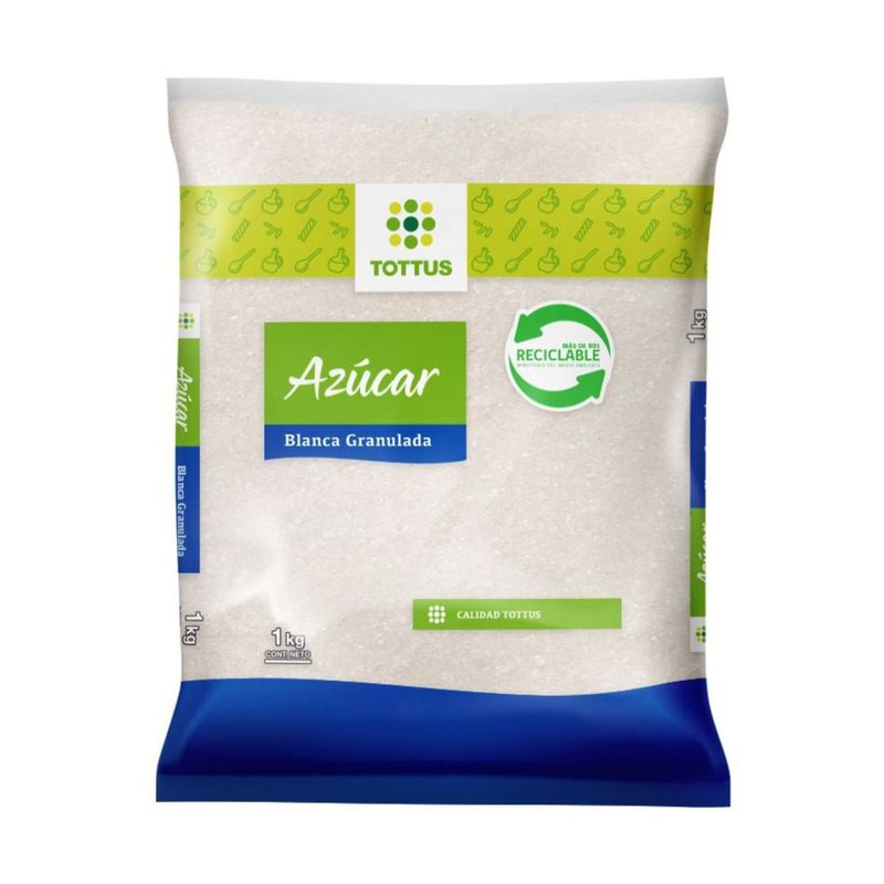 TOTTUS - Azúcar Granulada Tottus 1 Kg