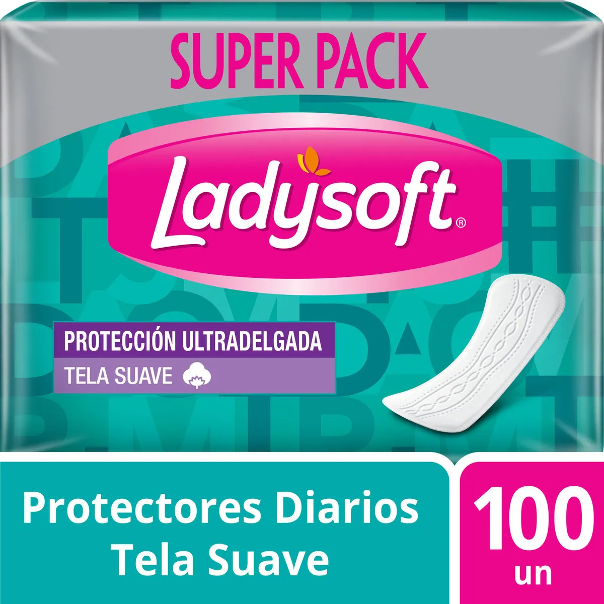 LADYSOFT - Protector Diario Anatómicos Tela Suave