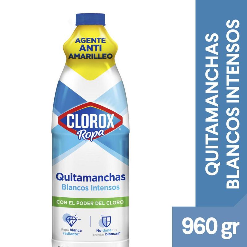 CLOROX - Cloro Botella Blanco Intenso