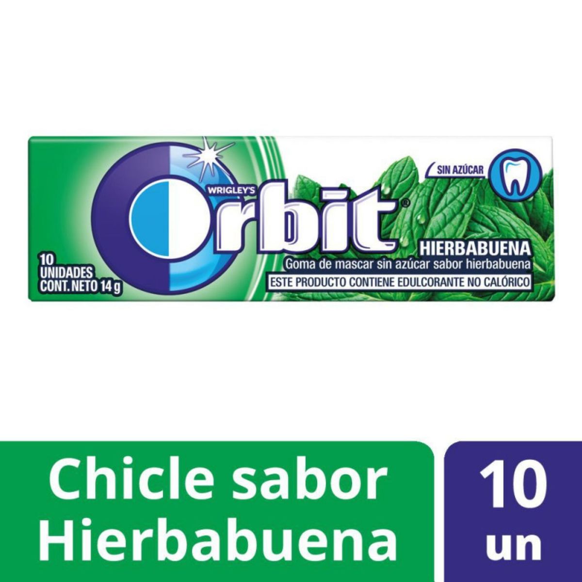 ORBIT - Chicle Orbit Hierba Buena 14 g