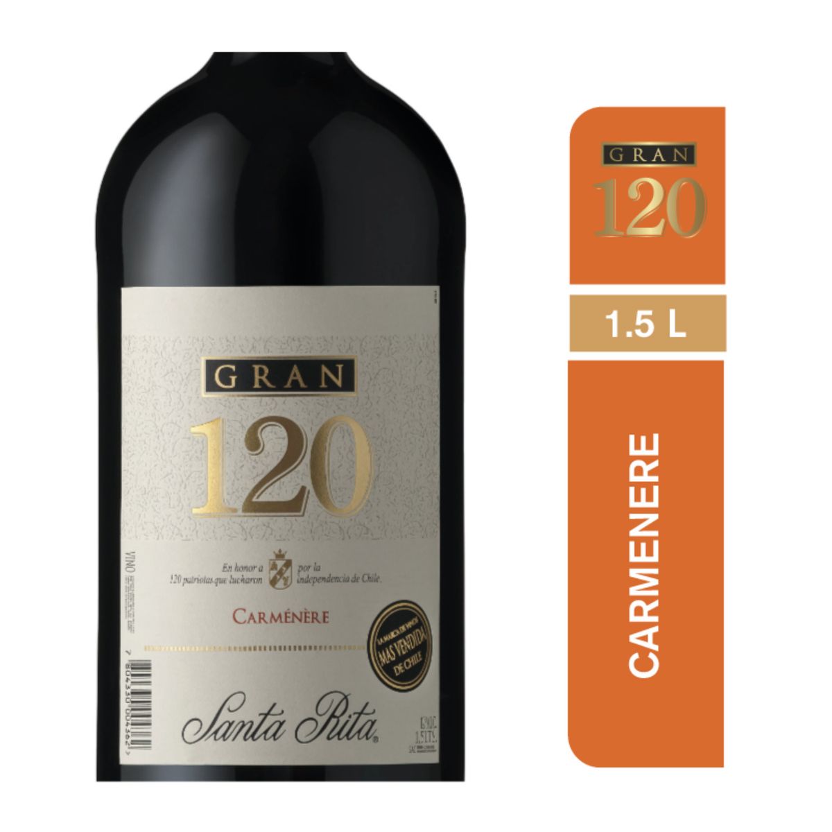 120 - Vino Tinto Carmenere Familiar Botellon