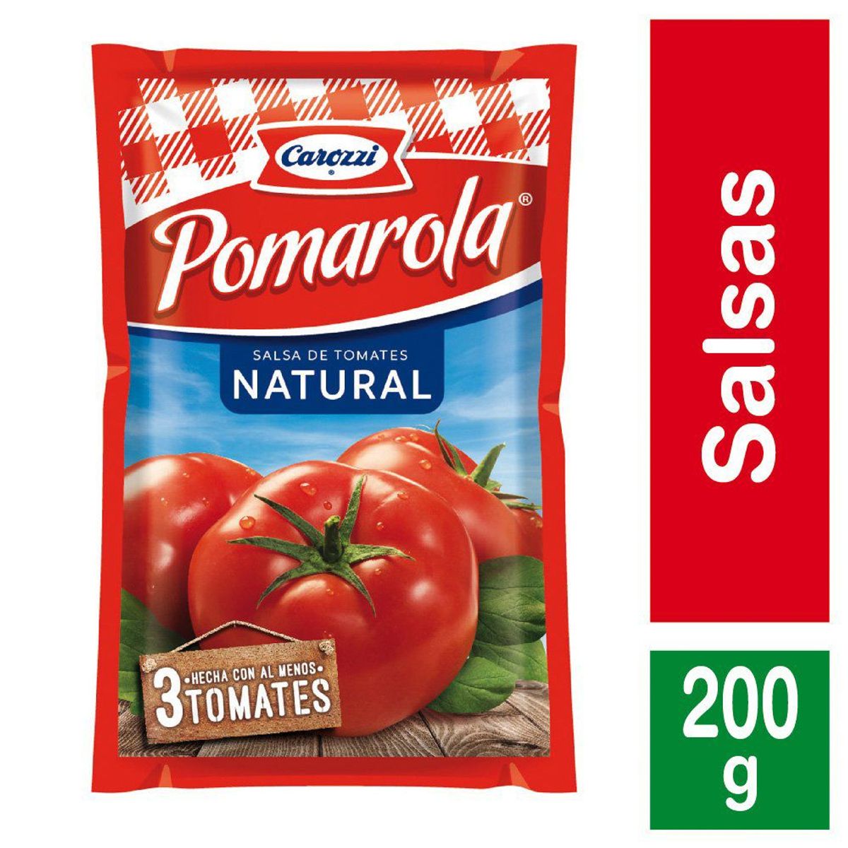 POMAROLA - Salsa de Tomate Natural