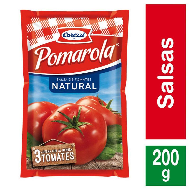 POMAROLA - Salsa de Tomate Natural