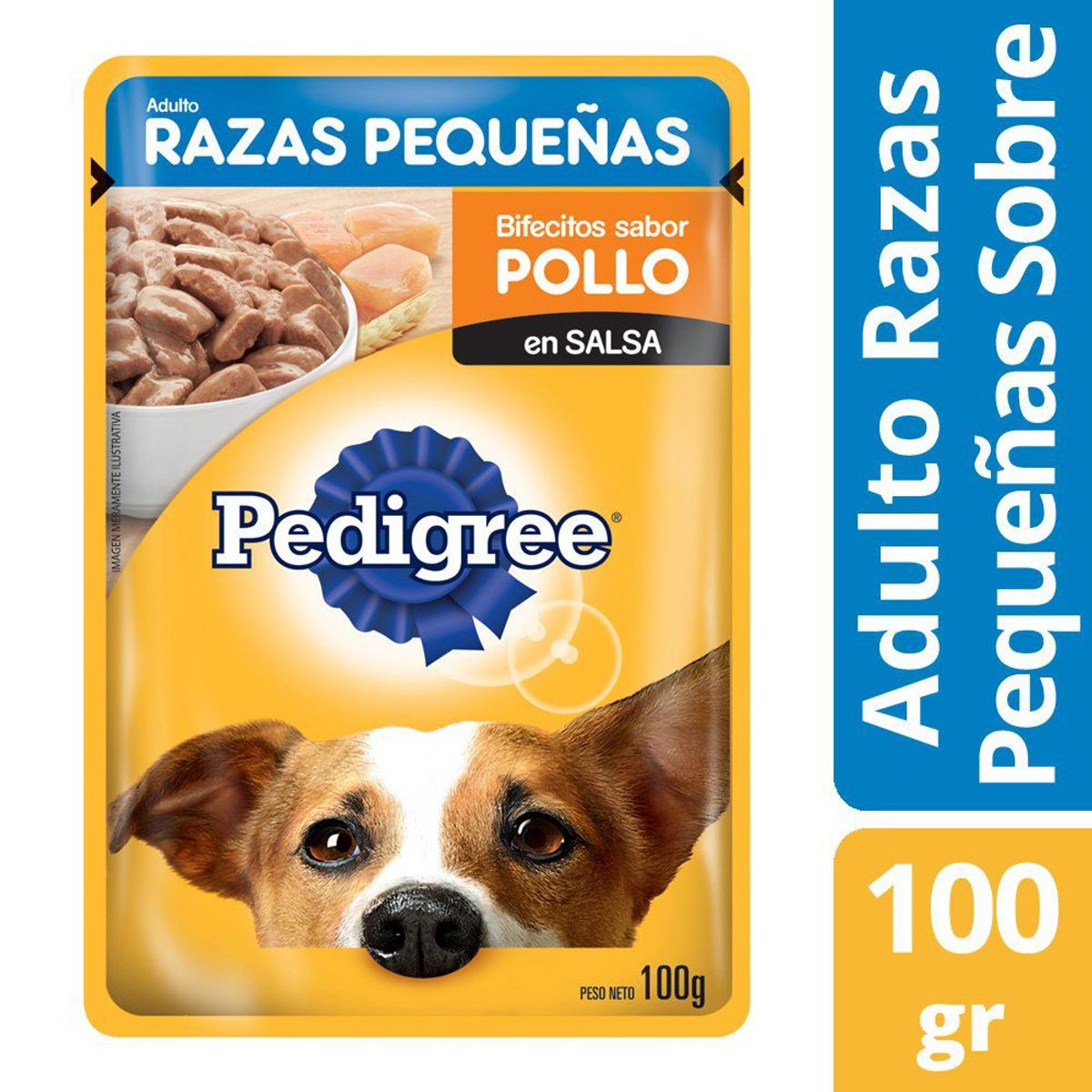 PEDIGREE - Alimento Húmedo para Perro Adulto Sabor Pollo Pedigree 100 g