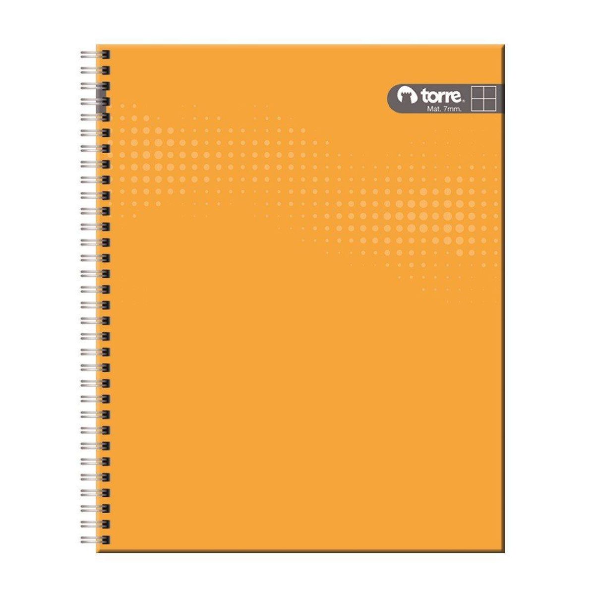 TORRE - Cuaderno Universitario Liso Clásico Mat 100 Hojas