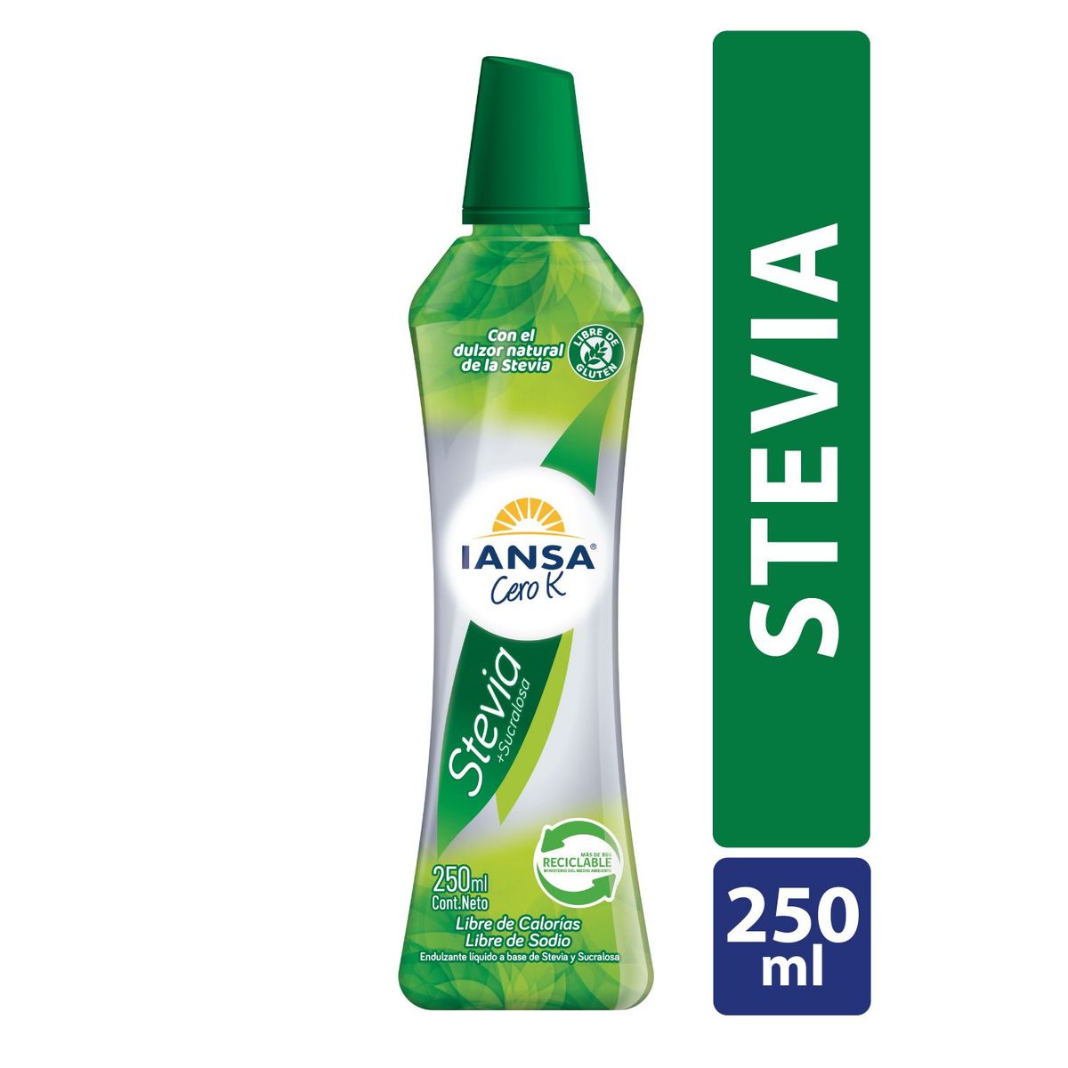 IANSA CERO K - Endulzante Líquido Stevia Sucralosa Iansa Cero K 250 ml