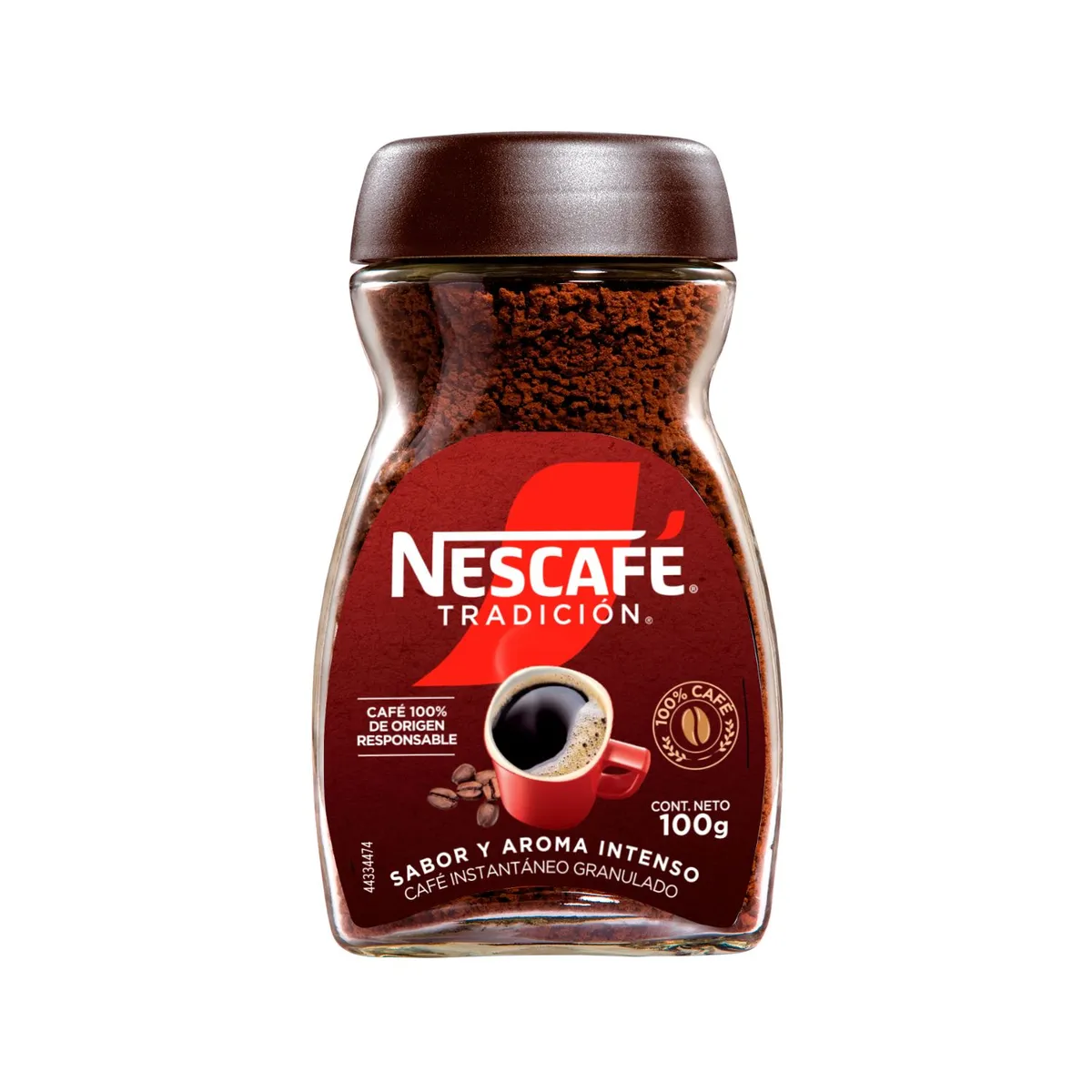 NESCAFE - Café Instantáneo Nescafe Tradición Frasco 100 g