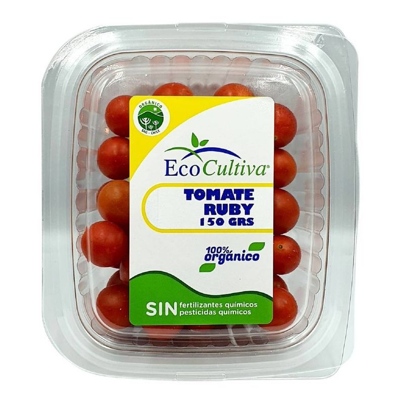 VERDURAS - Tomate Ruby Cocktail Orgánico Envasado 150 g