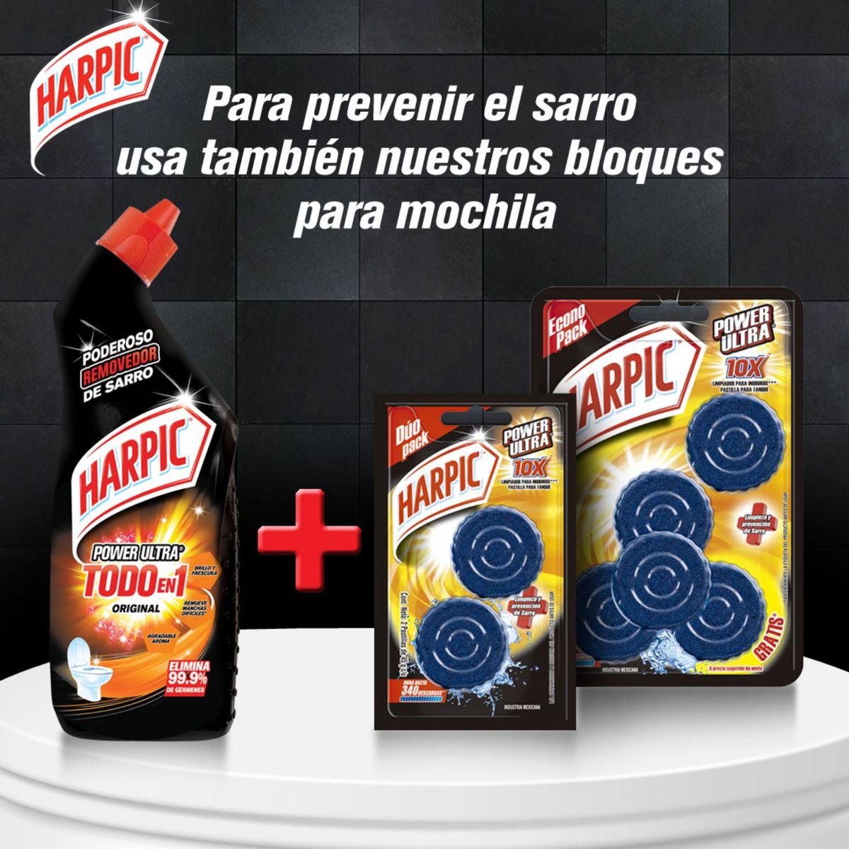 HARPIC - Limpiador Para WC. Botella