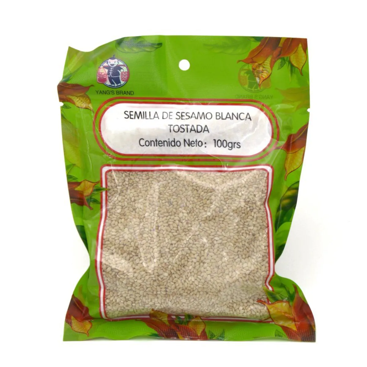 YANGBRAND - SEMILLA SESAMO BLANCO P/SUSHI 100 GRS