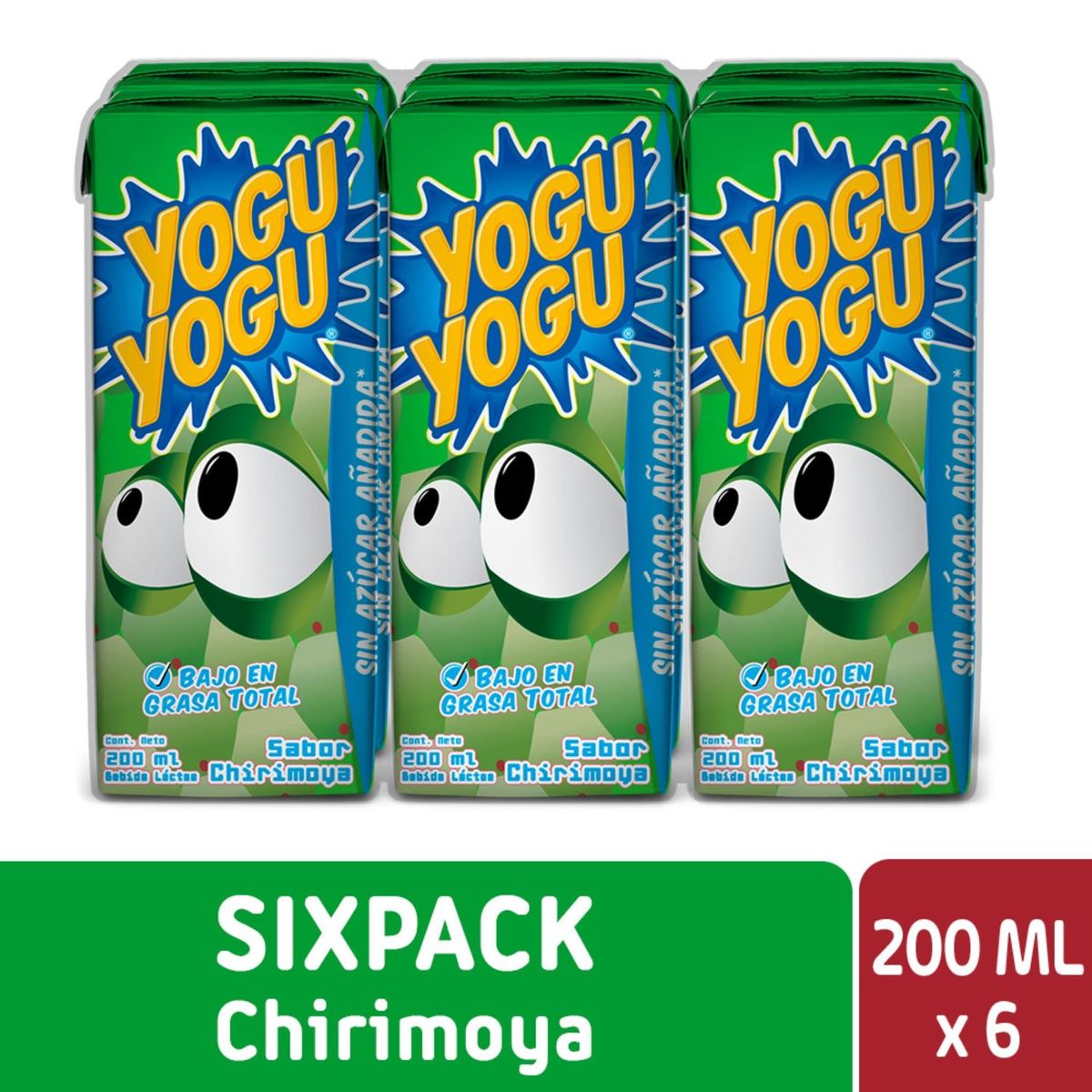 YOGU YOGU - Pack Bebida Láctea Yogu Yogu Sabor Chirimoya