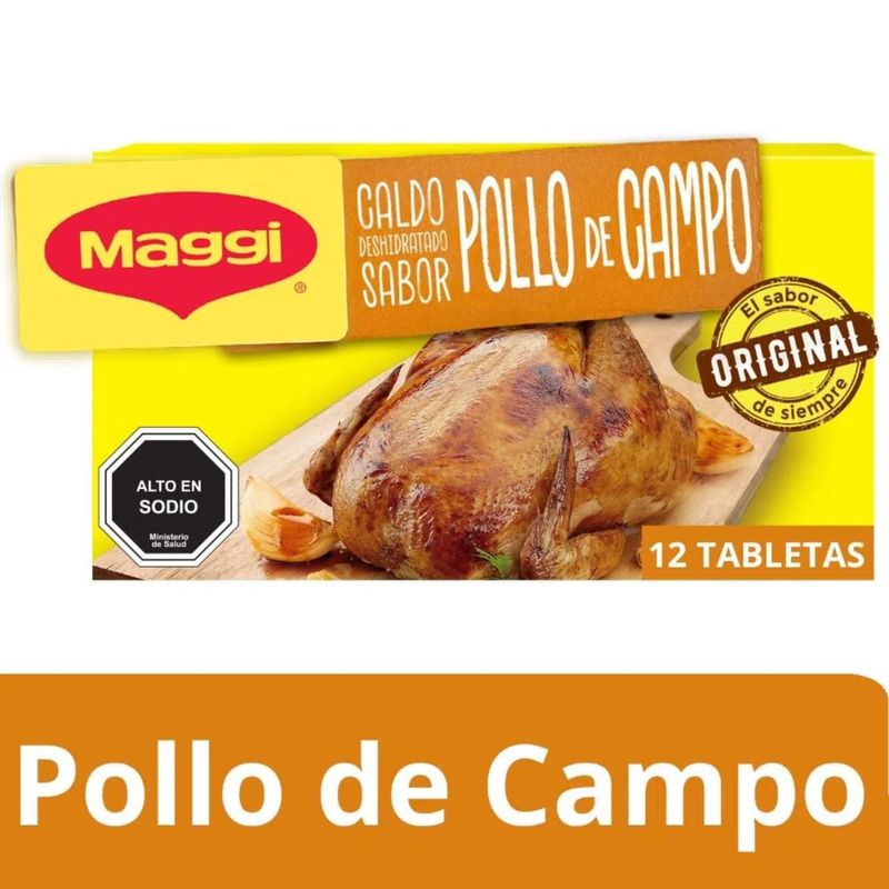 MAGGI - Caldo de Pollo Campo Maggi 12 x 10 g