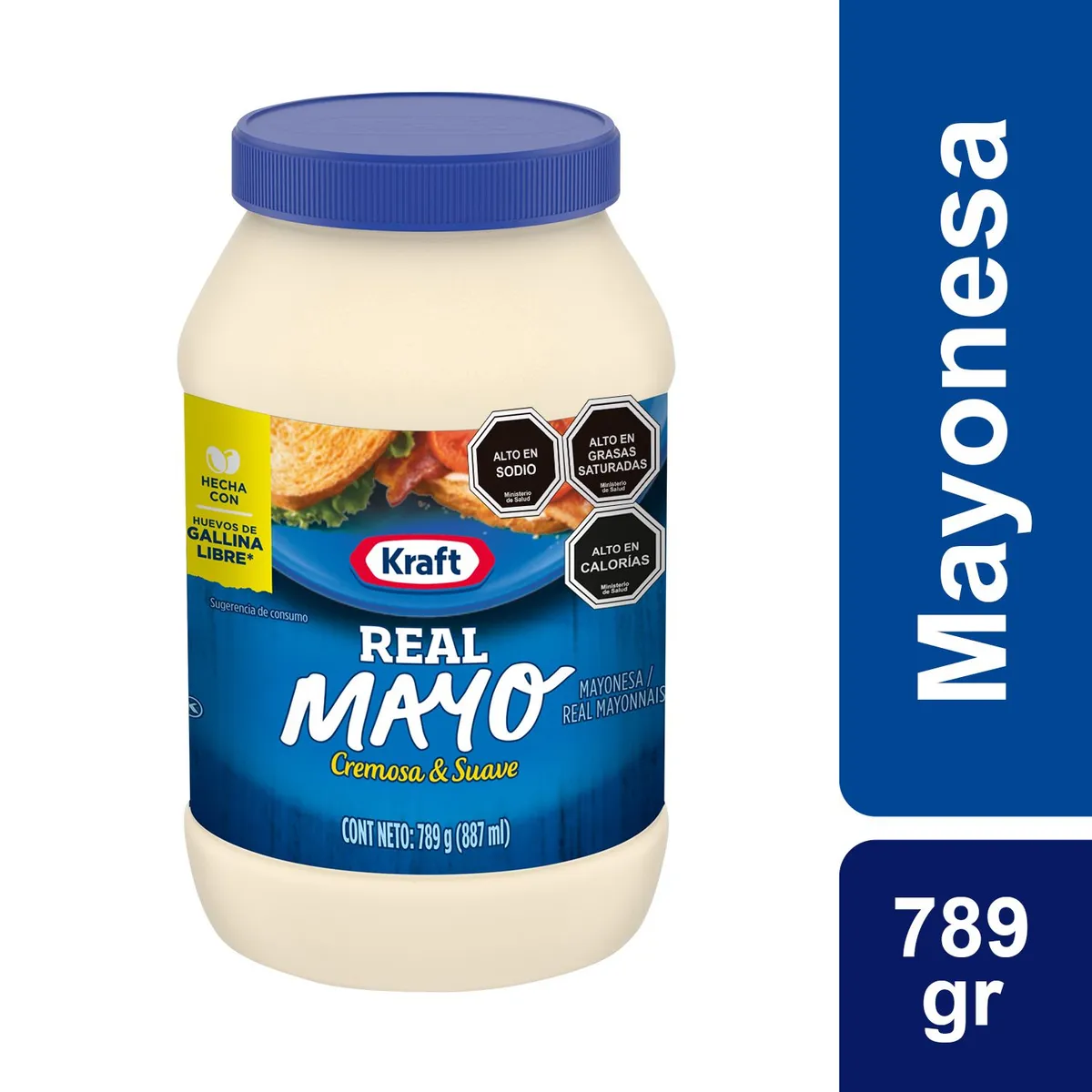 KRAFT - Mayonesa Kraft Real Mayo Frasco 789 g