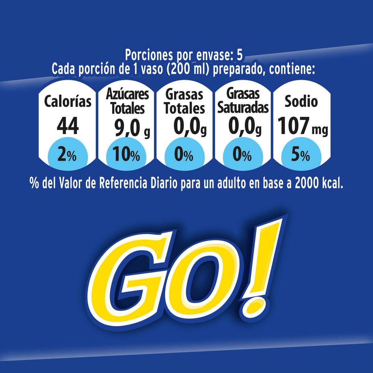 GO - Bebida Instantánea Blue