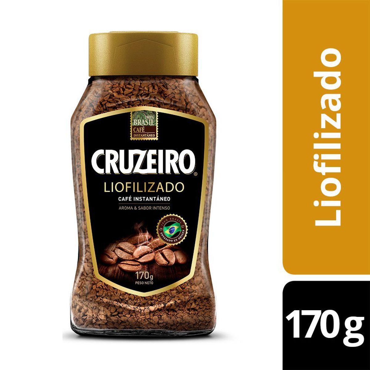 CRUZEIRO - Café Instantáneo Liofilizado Cruzeiro 170 g