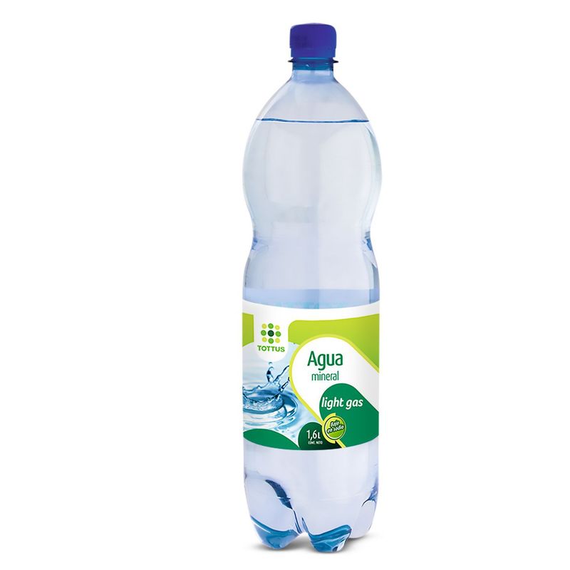 TOTTUS - AGUA MINERAL LIGHT C/G 1600 CC TOTTUS