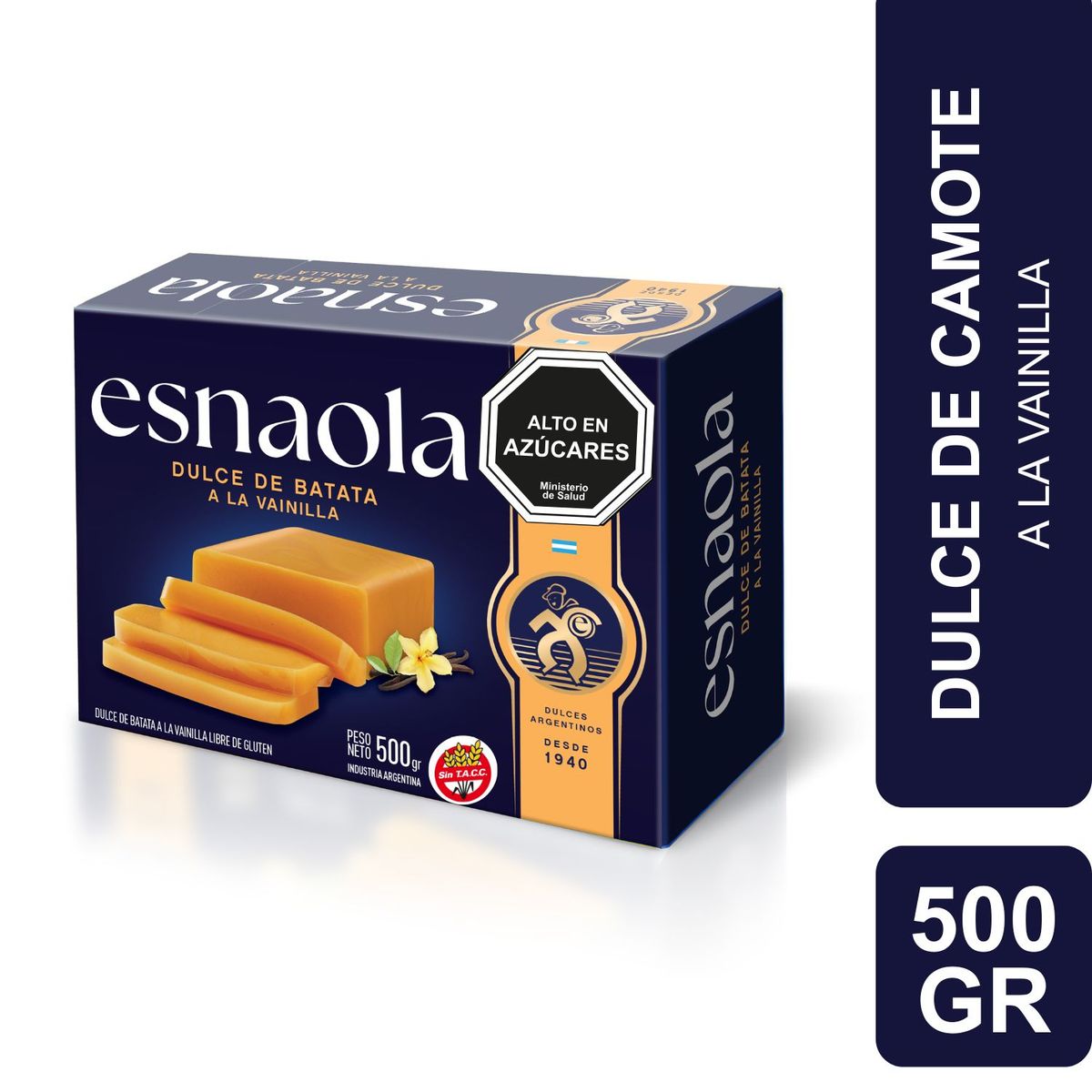 ESNAOLA - Dulce de Batata a la Vainilla Esnaola 500 g