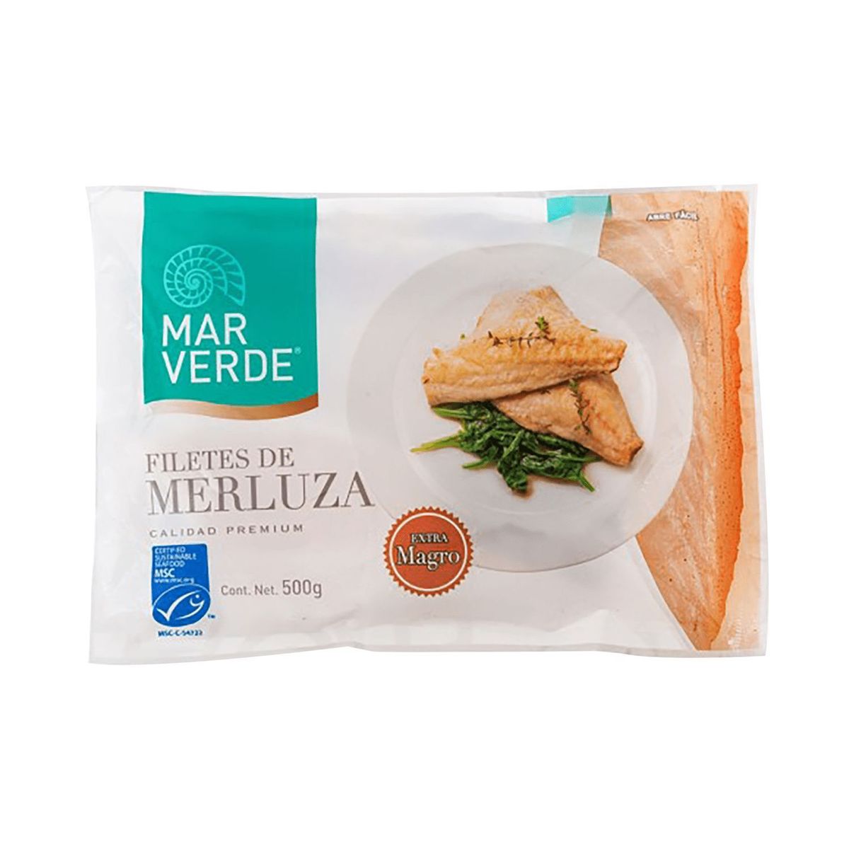 MAR VERDE - Filete de Merluza Congelada Mar Verde 500 g