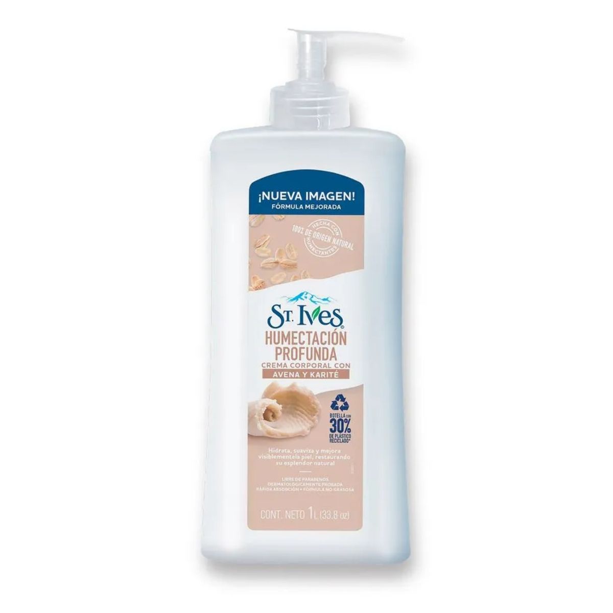 ST IVES - Crema Corporal Avena y Karite St Ives 1 Lt