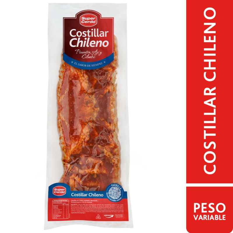 SUPER CERDO - Costillar de Cerdo a la Chilena Super Cerdo Peso Variable