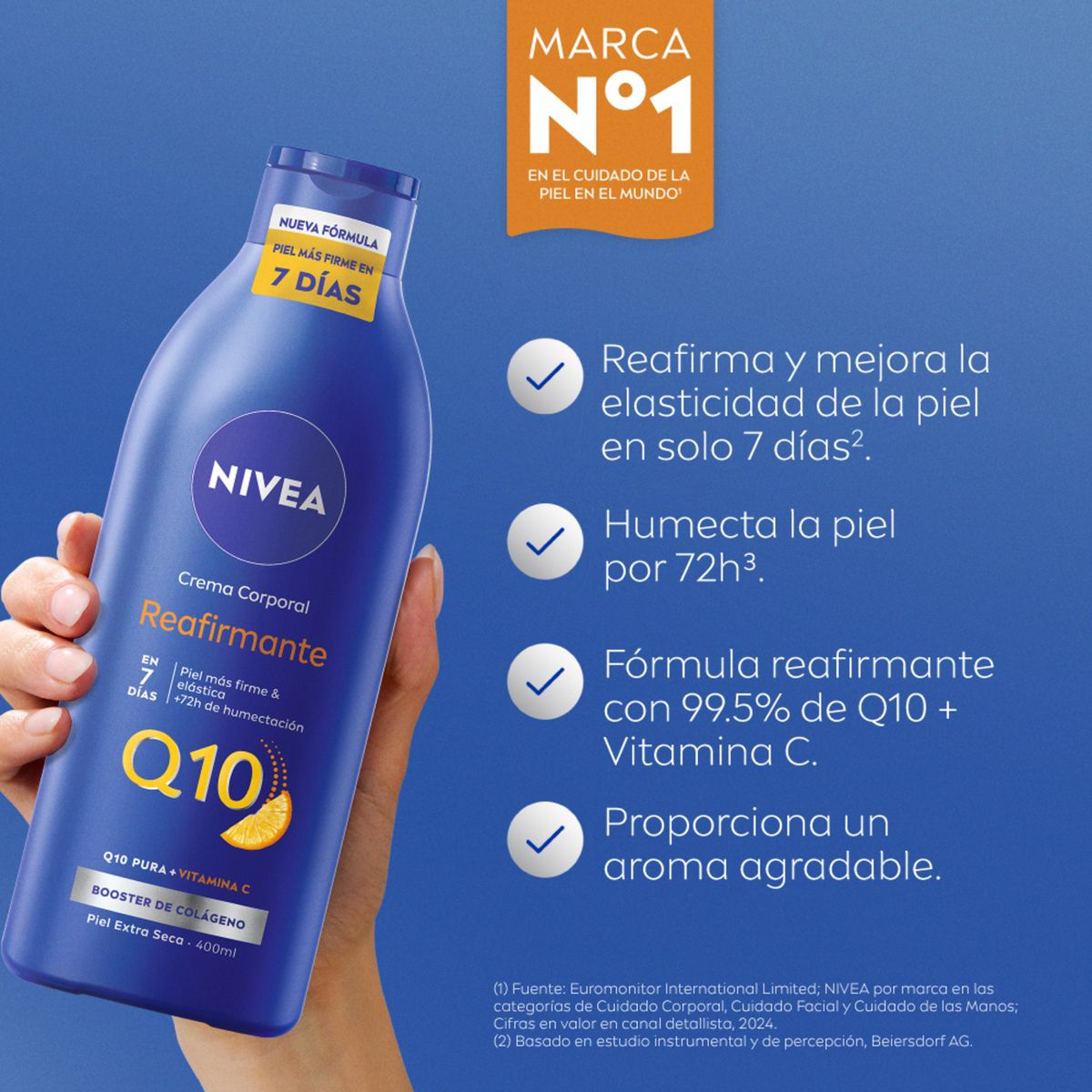 NIVEA - Crema Corporal Nivea Reafirmante Q10 Piel Seca 400 ml