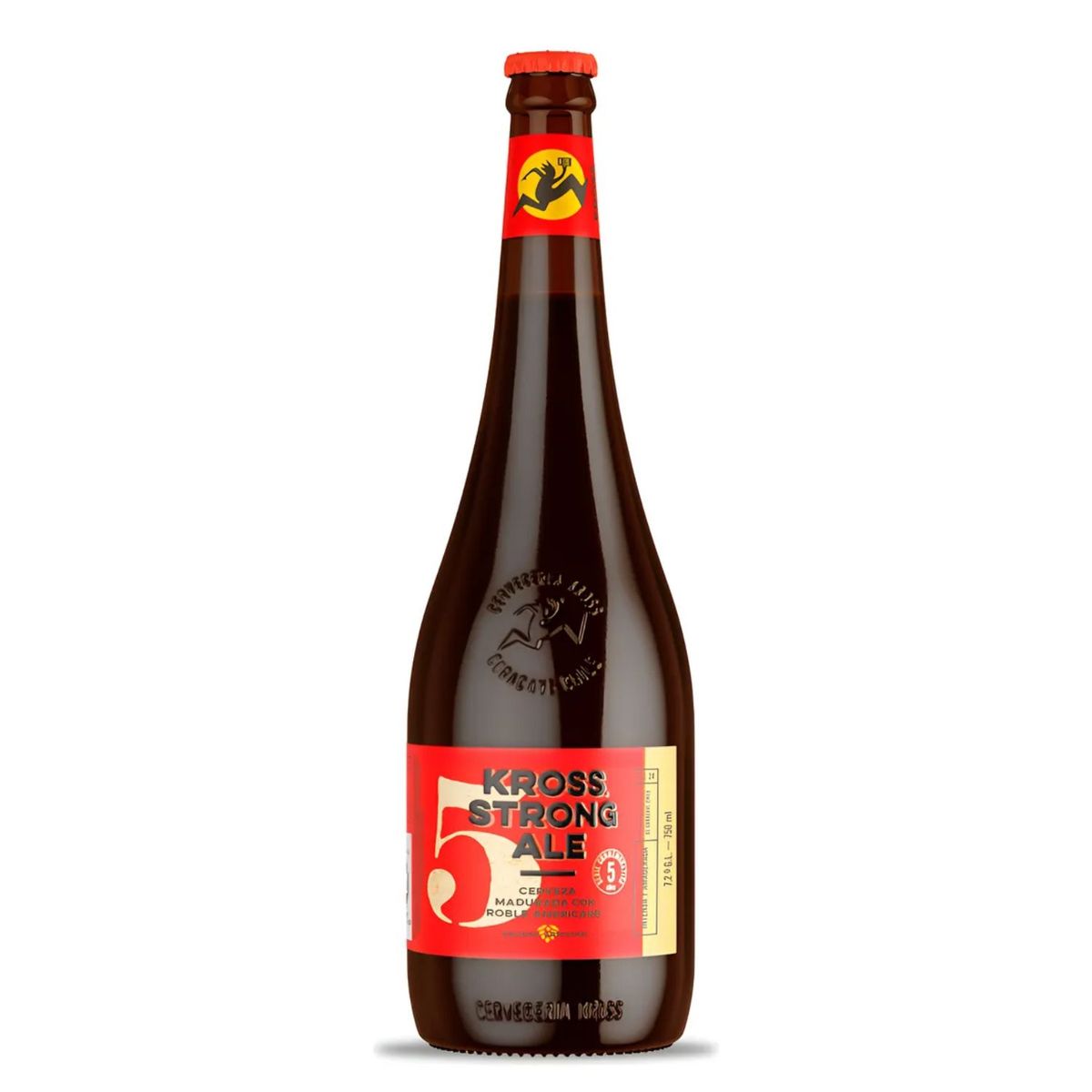 KROSS - Cerveza Artesanal Kross 5 Strong Ale Botella 7.2° 750 ml