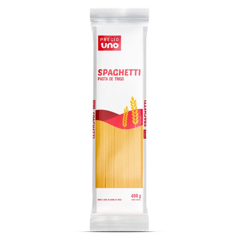PRECIO UNO - SPAGUETTI PRECIO UNO 400 GRS..