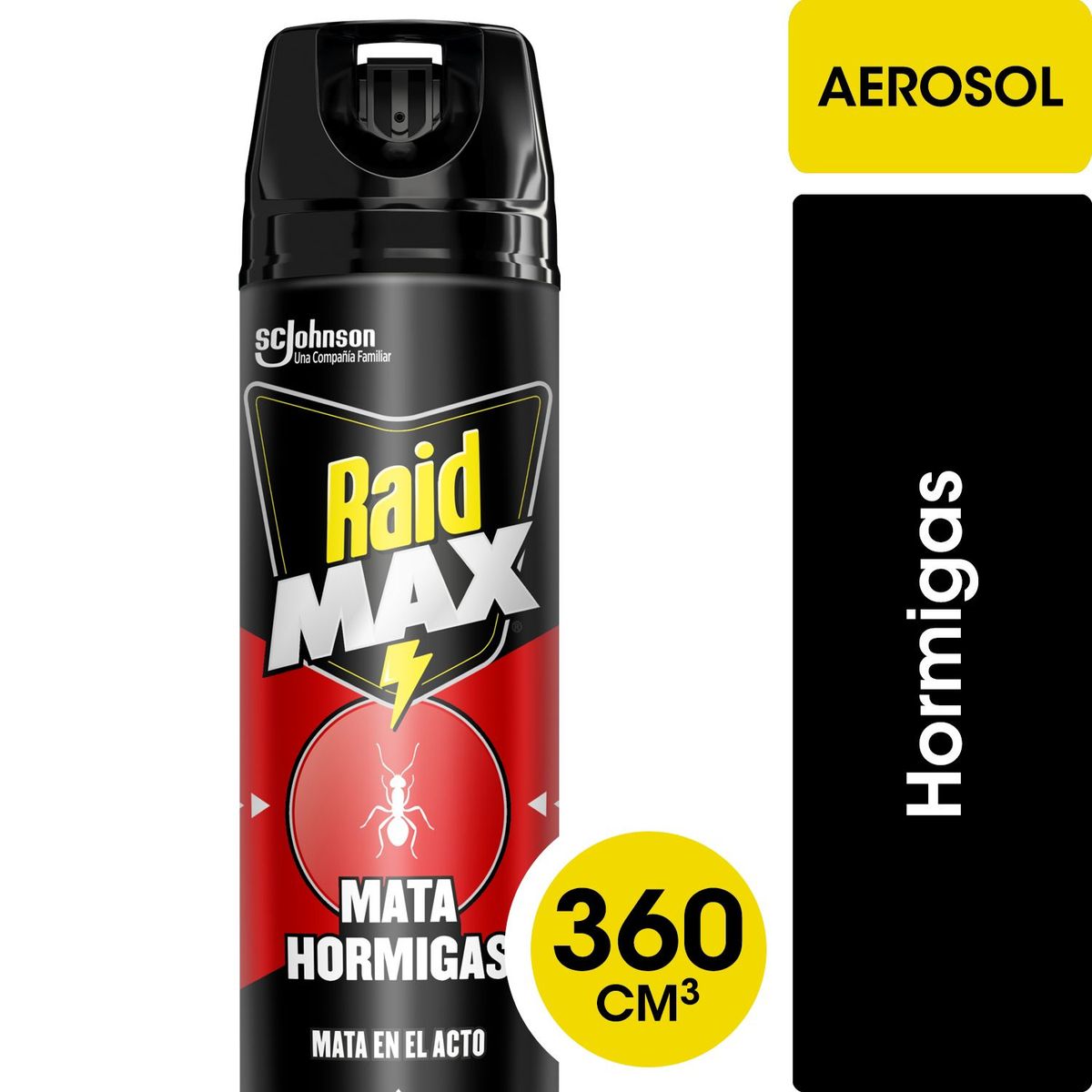 RAID - Insecticida Raid Max Mata Hormigas Aerosol 360 ml