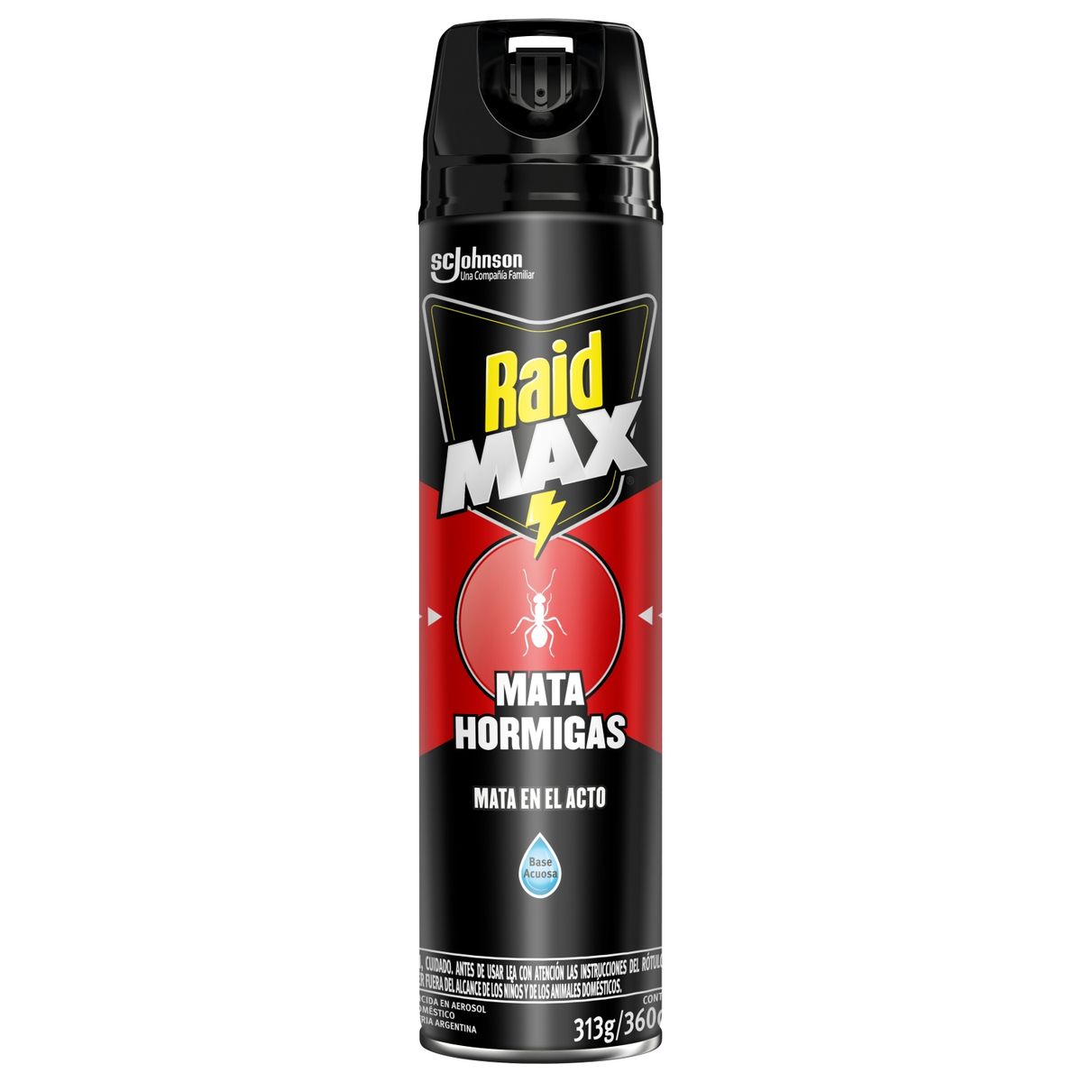 RAID - Insecticida Raid Max Mata Hormigas Aerosol 360 ml
