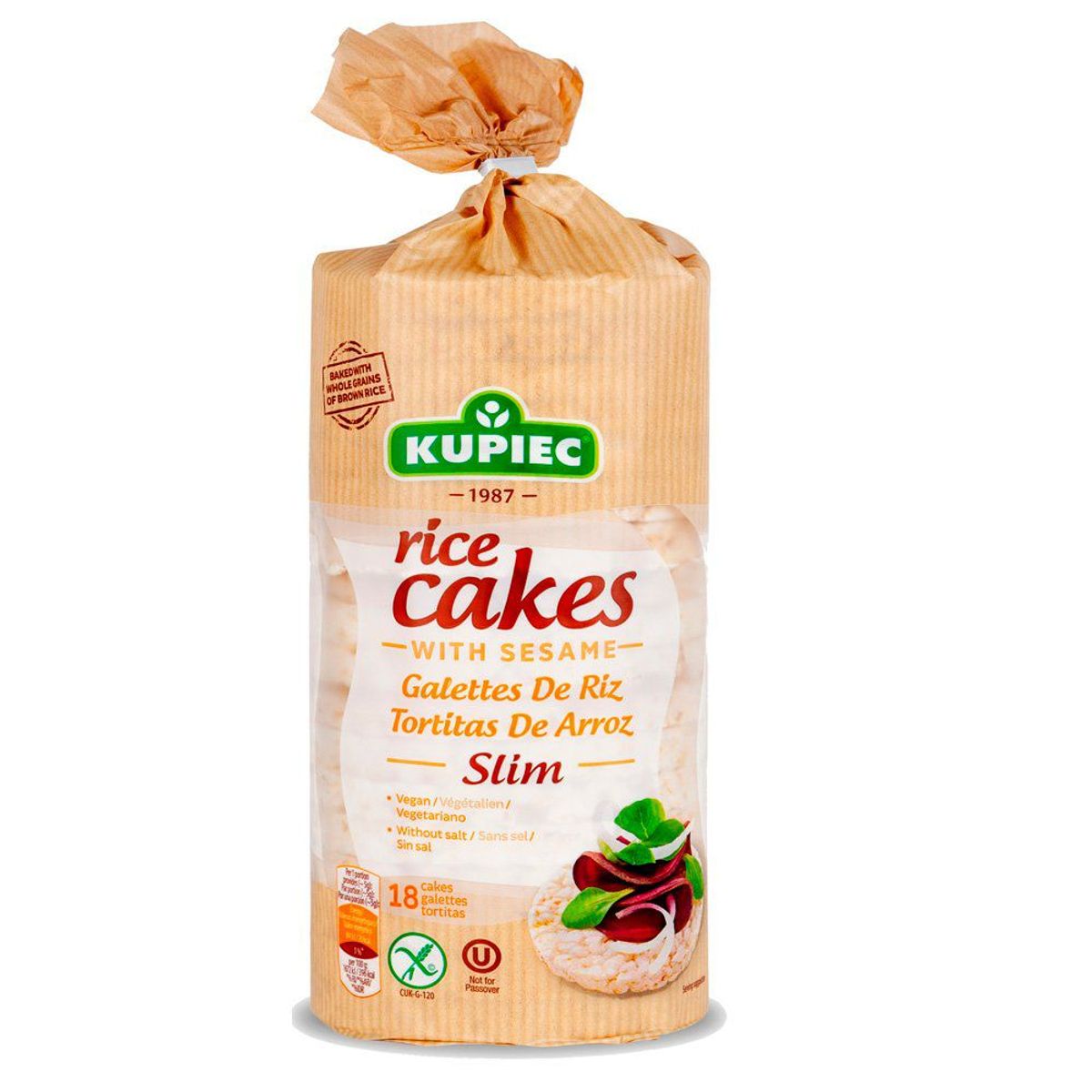 KUPIEC - Galleta Arroz Sesamo Slim