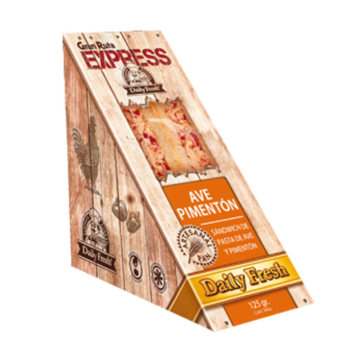  - Sándwich Ave Pimentón Daily Fresh 125 g