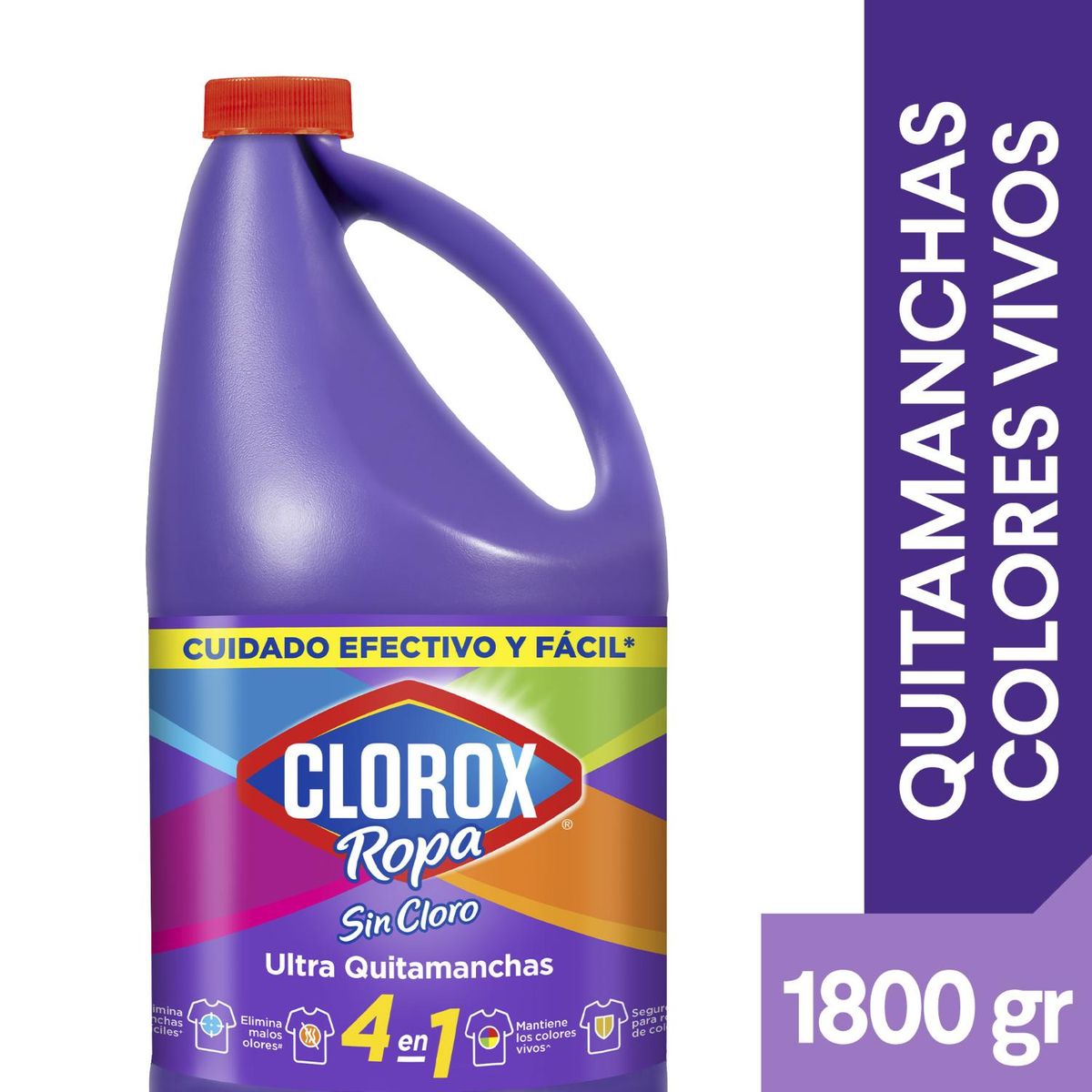 CLOROX - Quitamanchas Clorox Colores Vivos Botella 1800 gr