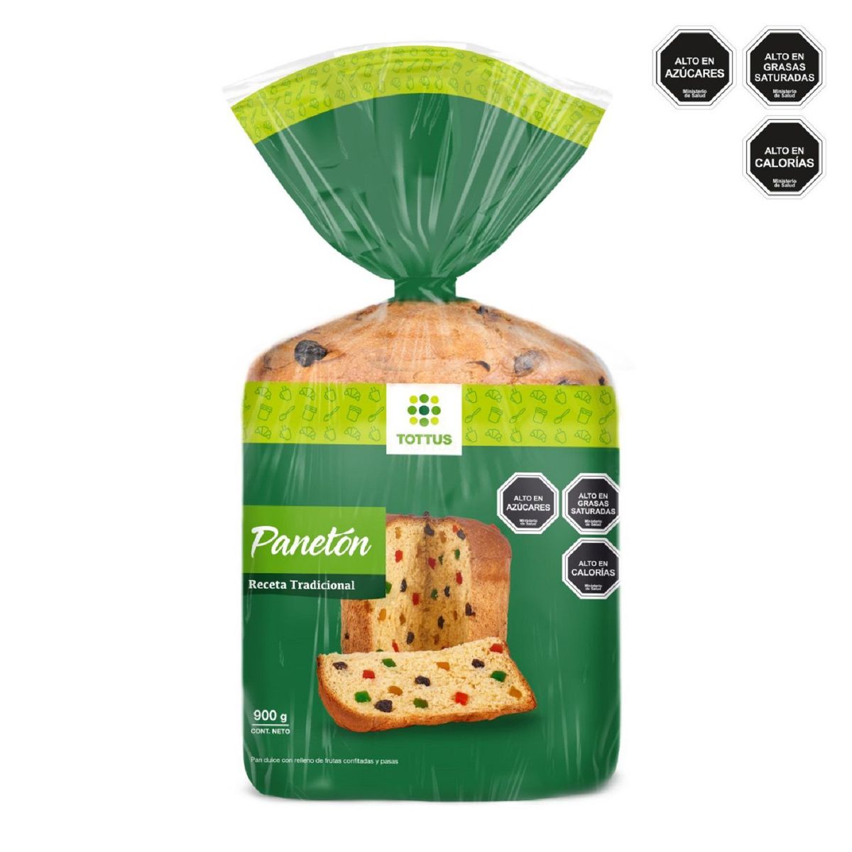 TOTTUS - Paneton Receta Tradicional Tottus 900 g